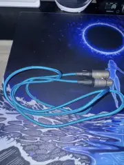 Kondor Blue Mini XLR Male to XLR Female Audio Cable ~3ft
