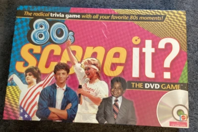 80s Scene It 1980s DVD Trivia Game Mattel New Sealed Thriller MTV Diana WWF Fun!