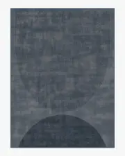 275' x 365' | Machine Washable Runner Rug | Kid & Pet Friendly | Indoor Rug | Eclipse Navy Rug | Ruggable