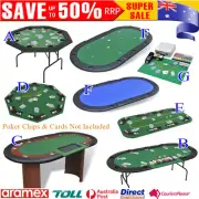 7/8/9/10 Player Family Blackjack Poker Table/Tabletop/Play Mat Casino Game Card