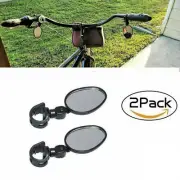 2x Mountain Glass Mirror Adjustable fits Hybrid MTB Recumbent Bike Urban Bicycle