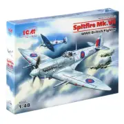 ICM 48062 Plastic model kit aircraft Scale 1:48 Spitfire Mk.VII WWII RAF fighter
