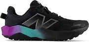 [New Balance] Women's Dynasoft Nitrel V6 Running Sport Sneakers Shoes Black/Black Metallic/Cyber Jade 10 Wide