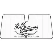 R.M. Williams Logo Sunshade Cream Accordion Front