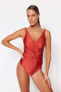 在飛比找ZALORA購物網優惠-Wrap Detail Swimsuit