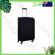 Black 68cm Expandable Soft Case Luggage – Lightweight Travel Suitcase