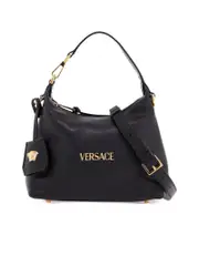 Versace Nappa Leather Hobo Bag