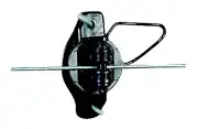 Gallagher G68704 Electric Fence Insulator, Wood Post Pinlock, Black, 25-Pk -