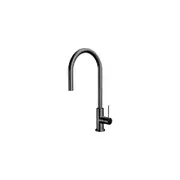 Belling Stainless Steel Gooseneck Pull-Out Mixer Tap Kitchen Faucet Gun Metal