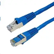 Dynamix PLE-AUGS-5 Cat6A RJ45 Patch Lead - 5m - Blue S/FTP - Shielded - 10G - 26AWG - 500MHz - Gold Plated [PLE-AUGS-5]