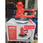 砂光機 🌺 🌺 ACZ 1250W 180MM 牆壁砂光機砂光和吸塵牆壁帶 LED 燈