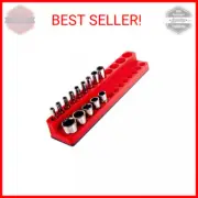 "BIG RED MTO721T Torin Tool Storage Organizer: Magnetic Socket Rack, 1/4"" Drive