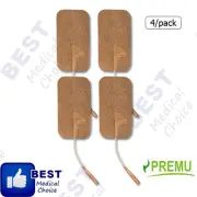 32 TENS 3000 REPLACEMENT ELECTRODE PADS, LARGE 2" X 3.5" , GREAT FOR BACK PAIN