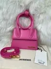 JACQUEMUS Pink Le Papier 'Le Chiquito Noeud'