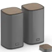 Bluetooth Computer Speakers with Wireless Touch Control Pod for PC Laptop/Deskto