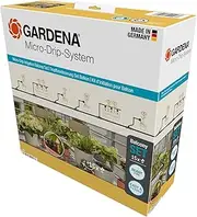 Gardena Micro-Drip-System Drip Irrigation Set Balcony (15 Plants): Starter Set, Ready to use, Water-Saving Irrigation System, Simple & Flexible Connection Technology (13401-20)