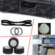 ✅ Pinch Roller Reverse Gear Tape Drive Belt for SONY TC-WR565 tc-we605s DECK