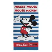 Disney Mickey Mouse Bath Towel 100% Cotton Pool Beach Trendsetter 140cm x 70cm