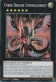 RA04-DE068 - Cyber Dragon Infinity - Super Rare - German - 1st Edition - Quarter Century Stampede - with MZTCG Shipping Protection Yugioh