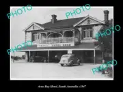 OLD LARGE HISTORICAL PHOTO OF THE ARNO BAY HOTEL SOUTH AUSTRALIA c1947