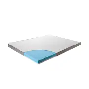 Palermo Double Memory Foam Mattress Topper Cooling Gel Infused CertiPUR Approved