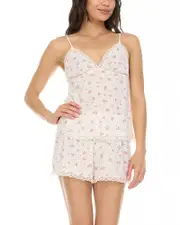 Flora Nikrooz Violet Pointelle Cami Short Set
