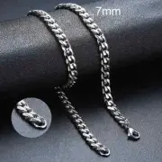 Cuban Link Chain Necklace 7mm
