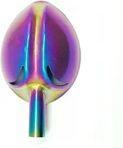 Alloy Throwing Spoon Fishing Ba Spoons Bait Scoop Tackle Accessories with Crescent Drain Holes Multicolor