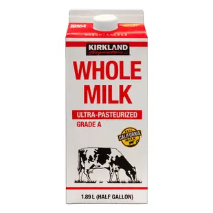 100%牛奶(科克蘭全脂鮮乳-1.89公升)