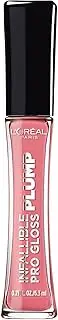 L'Oreal Paris Infallible Pro Gloss Plump Lip Gloss with Hyaluronic Acid, Long Lasting Plumping Shine, Lips Look Instantly Fuller and More Plump, Blossom, 6ml