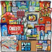 Favorite Snack Box Variety Pack Scrabble Junior Game Chips Candy Snacks 50 Count