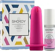 SHORDY Menstrual Cup Applicator Tool for Easy Insert with Lube Gel, Reusable Period Cup Applicator Set Copa Menstrual Compact Kit for Women, Easy to Use & Eco Friendly, Works with Most Cups