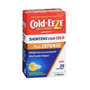 Cold-Eeze Cold Eeze Plus Defense, Natural Manuka Honey Lemon Flavor 25 Lozenges (Pack of 1)