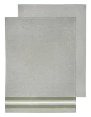 [Ladelle] Culinary Jumbo Kitchen Towel 2 Pack in Sage