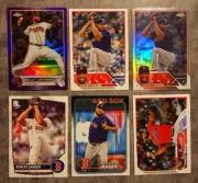 Topps Kenley Jansen 6 Card Lot Refractor And Chrome And Base Cards