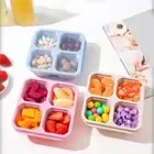 Bento Snack Containers Dust-proof Lunch Container Stackable Boxes for School