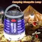 LED Mosquito Killer Lamp Camping Lantern Fly Bug Zapper Catcher Light UV Mozzie