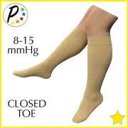 Presadee Closed Toe 8-15 mmHg Mild Compression Calf Leg Circulation Socks