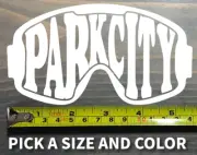 Park City Sticker Decal Utah Ski Mountain Brighton Solitude Alta Snowbird Deer