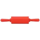 New NOn Stick Silicone Rolling Pin Pastry Dough Roller Baking Tool With Va