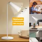 Touch LED Desk Lamp Bedside Study Reading Table Light Dimmable Light Rechargeabe