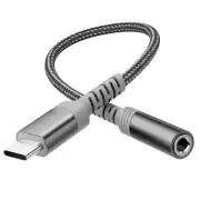 USB-C to 3.5mm Female Headphone Jack Adapter, USB Type C to AUX Audio Dongle ...