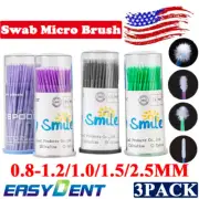 Disposable Dental Micro Brush Applicator Tips Micro Brush Swab Tooth Tool 300Pcs