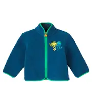 [Stella McCartney Kids] Stella McCartney Kids Embroidered fleece jacket Y 3 blue