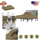 Breathable 400 Thread Count Split Top King Fitted Sheet - For Adjustable Beds