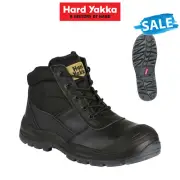 SALE Hard Yakka Utility Side Zip Safety Steel Cap Toe Work Boots Shoe Y60125