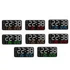 Digital Alarm Clock Dimmer Date LED Digital Desk Clock for Bedroom Home Hall