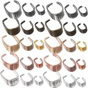 FIXOSHEE 150pcs Jewelry Clasps for Necklace Pendant Connecting Buckles Random Styles for Jewelry Making Easy to Use Install for Craft Projects
