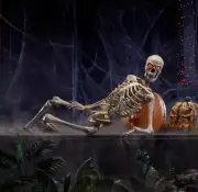5 Foot ft ULTRA POSEABLE Skeleton Home Accents Home Depot Halloween NEW!