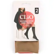Clio Invisible Band Knee High Natural One Size each
